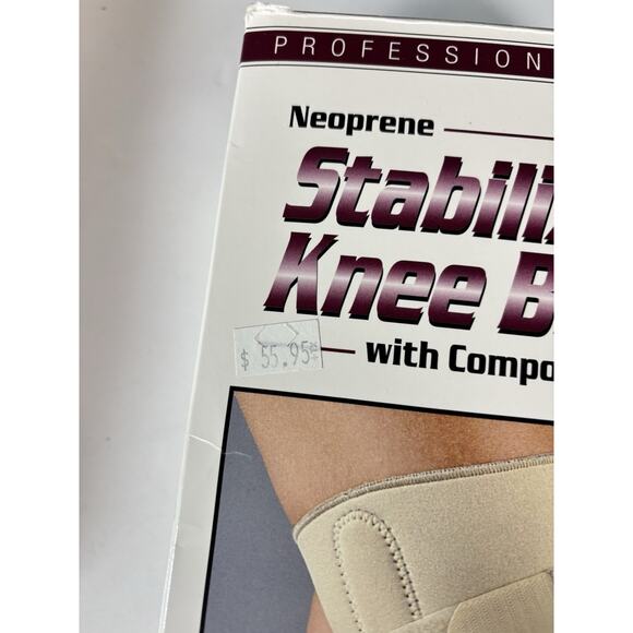 FLA ORTHOPEDICS Stabilizing SM Knee Brace w/Composite Hinges Beige New in Box - Picture 15 of 16